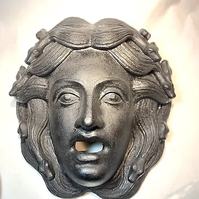 Cast Medusa Sculpture Wall Hanging  Museum Copy Made In Greece • $174.74