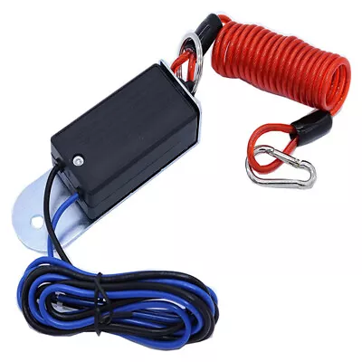 Electric Breakaway Switch Battery Coiled Cable Fit For Trailer Towing Caravan • $25.82