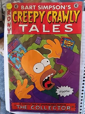 Bart Simpson’s Creepy Crawly Tales #1 Double Sided Bongo Comic Book 1993 • $75