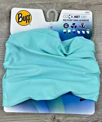 Buff Cool Net UV UPF Multifunctional Headwear Neck Gaiter For Heat - AQUA BLUE • $12.95