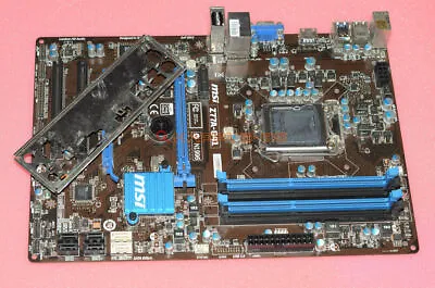 ONE USED MSI Z77A-G41 Intel Z77 Motherboard MS-7758 LGA 1155 DDR3 • $126.46