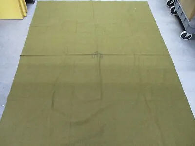 $59.99 • Buy Original Usgi Military 1952 100% Wool Blanket  Us  Medical Bed Roll Olive Drab