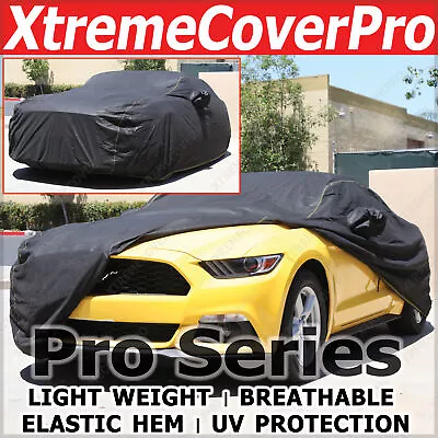 BREATHABLE CAR COVER W/MIRROR POCKET-BLACK For 2019 2020 2021 NISSAN GT-R • $49.99