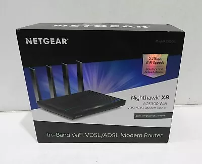 Netgear D8500-100AUS Nighthawk X8 AC5300 Tri-Band WiFi Modem Router (Faulty) • $199.99