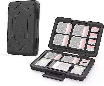 SMALLRIG SD Card Holder Memory Card Holder Case 15 Slots Water-Resistant For S • £26.95