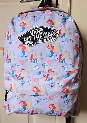 Disney X VANS Little Mermaid Ariel Bag Backpack VERY RARE Never Used. • £39.95