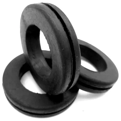 1 1/2  Hole Rubber Grommet Wiring Bushing Fit 1.5  Hole 1/8  Panel Has 1.25  ID • $10.99