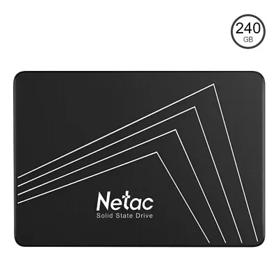 Netac 240GB SSD 2.5'' SATA III 6Gbp/s Internal Solid State Drive 500MB/S PC/MAC • £18.59