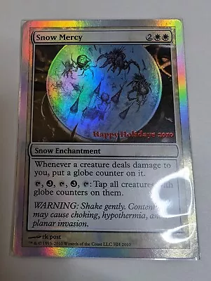 Magic: The Gathering MTG Snow Mercy Foil Holiday Promo 2010 NM • $200