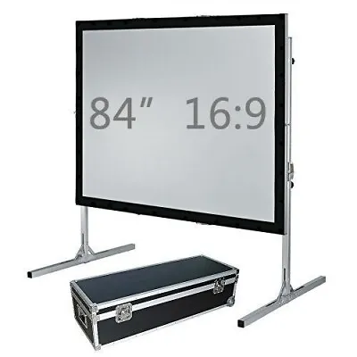 84  Fast Fold Projection Screen Front And Rear 16:9 HD Fastfold Fixed/framed • £400