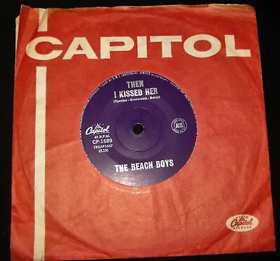 BEACH BOYS - THEN I KISSED HER - 1967 CAPITOL 45  1960s Surf Pop / Rock • $7.99