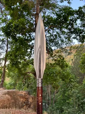 Viking Spear Hand Forged Knife 32  Custom Handmade Carbon Steel Blade Handmade • $149