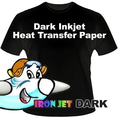 Inkjet Heat Transfer Paper For Dark Color Fabric Blue Line 8.5  By 11 -100 Sh • $67.99