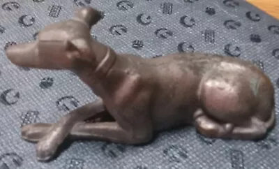 Antique Vintage Copper/brass Greyhound Or Whippet Dog Figurine • $25