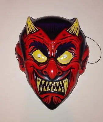 GOBLINHAUS Masks “Diablo” -vintage Style Plastic Halloween Mask/Ben Cooper Devil • $13.99