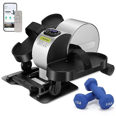 Under Desk Elliptical 2 In 1 Ellipse Leg Exerciser While Sitting For Seniors LCD • $139.99