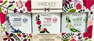 Yardley London Talc Trio Set - Gifts Set For Women Christmas Gifts For Her • £18.25
