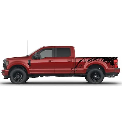 Mud Splash Bed Graphics Stickers Decals Compatible With Ford F250 • $85