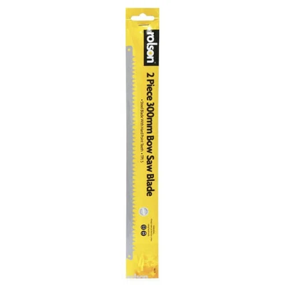 £6.99 • Buy 12  Rolson Bow Saw Spare Blades Heavy Duty Tree Wood Branch Log Pruning 300mm