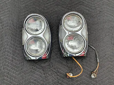 Pair Mercedes W108 W109 W111 W112 Double Headlights Headlight Bosch Left & Right • $1250