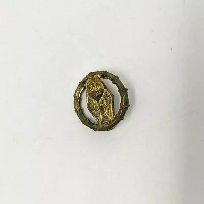 VTG IHS First Communion Chalice Catholic Gold Tone Metal Lapel Pin Italy M21 • $6