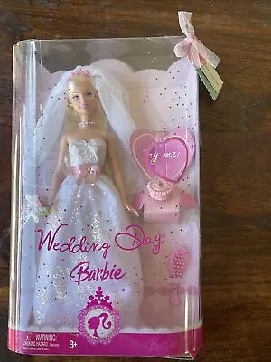 2007 Barbie Wedding Day Doll Mattel M2778 NRFB *Damaged Box* • $29.99