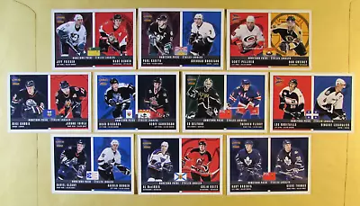 Lot/SET  McDonald's 2001 **NHL Hockey CHECKLIST Cards**KARIYA *Belfour *MacINNIS • $0.72