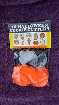 VTG Ullman 10 Different Design Plastic Halloween Cookie Cutters New • $11.23