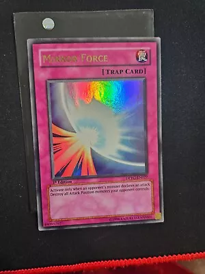 Yu Gi Oh 1st Edition Ultra Rare Holographic Mirror Force • $3.99