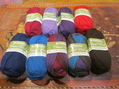 Patons Classic Wool DK Superwash Yarn - Choice Of 12 Colors • $5.99