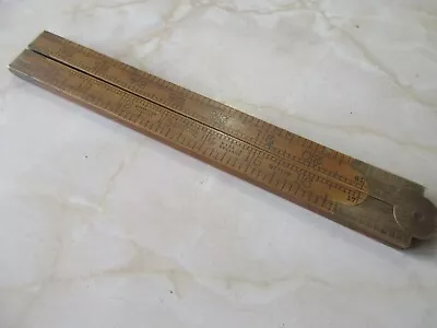 Vintage 3 Foot Engineers Ruler No 1119 By Rabone Beveled Inside Good Condition • £17.50