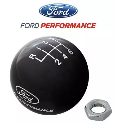 2015-2024 Mustang Ford Performance Logo 6 Speed Manual Shifter Shift Knob Black • $78.95