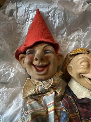 VTG 2 Hand Puppets - Edgar Bergen's Mortimer Snerd & I Am A Real Pixie As Is • $5.99