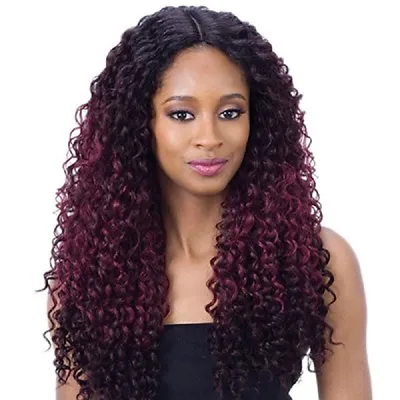 Freetress Equal Invisible Part Synthetic Long Curly Hair Wig - Unice • £30.90