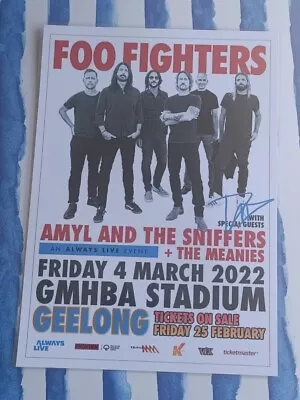 $27.95 • Buy Foo Fighters - 2022 Australia Tour - Signed Autographed Dave Grohl - Laminated