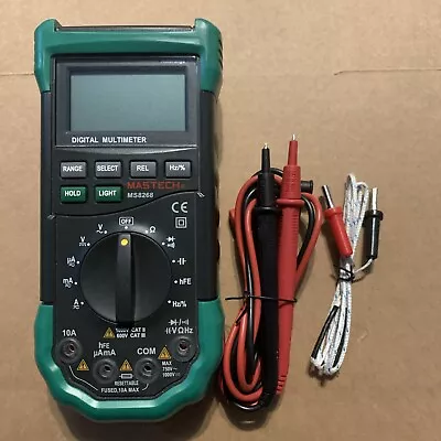 Mastech MS8268 Series Digital AC/DC Auto/Manual Range Digital Multimeter • $23