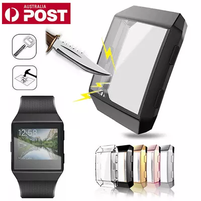 2Pcs Soft TPU Protective Case Screen Protector Frame Shell Fr Fitbit Ionic Watch • $11.99