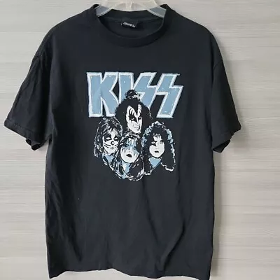 KISS Winterland GENE Simmons PAUL Stanley PETER Criss ACE Frehley Faces T-Shirt • £38.45