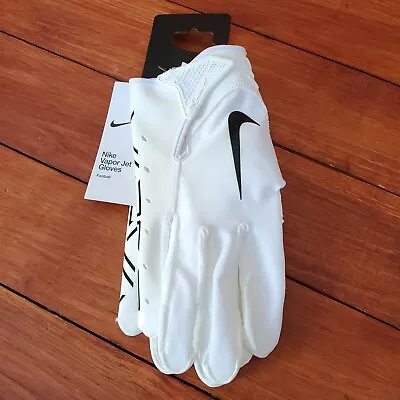 Nike Vapor Jet 7.0 Football Gloves White Adult XL Extra Large New NCAA • $49.95