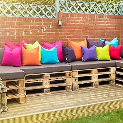 £139.97 • Buy Water Resistant Outdoor Garden Patio 18  Or 24  Scatter Filled Pillow Cushions