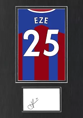 £79.99 • Buy Eberechi Eze Hand Signed Autograph A3 Crystal Palace Shirt Poster Display COA