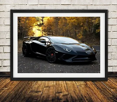 Styled Lamborghini Aventador - High Quality Premium Poster Print • $39.95