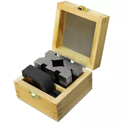 $59.99 • Buy 1-5/8  X 1-3/4  X 2-3/4  V Block & Clamp Set Steel Gauge Gage Machinist Tool
