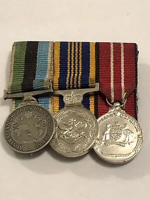 £30 • Buy Australia- Australian Trio Of Miniature Medals
