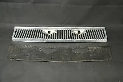 Mercedes W116 Front Air Vent Intake Grill Trim Cowl Screen Aluminum Cover  • $70