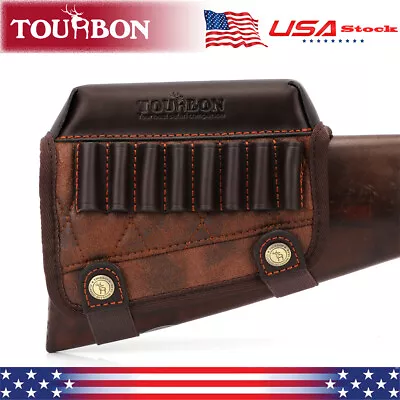 Tourbon Rifle Cheek Raiser Cartridges Holder Gun Scope Sight Adjust W/Ammo Slots • $29.69