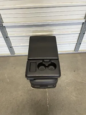 2011-2016 Ford F250 F350 Center Jump Seat / Console Black Leather • $899.99