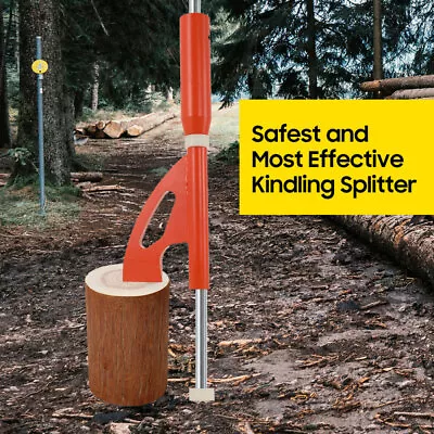 Log Splitter Wood Separator Axe Kindling Manual Heavy Duty Splitting Tool • £66.01