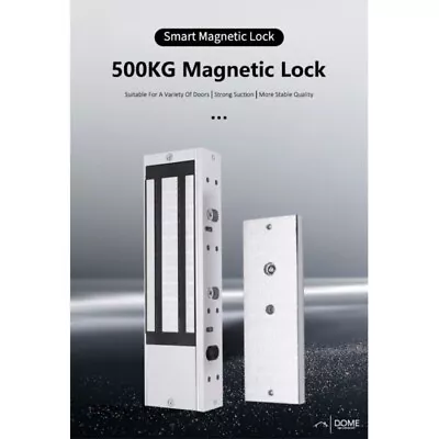 £43.45 • Buy Slimline Mortice Magnetic Lock MagLock 500kg Security Gate Access Control DC12V