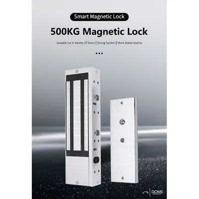 Slimline Mortice Magnetic Lock MagLock 500kg Security Gate Access Control DC12V • £43.45
